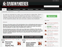 Tablet Screenshot of darkwanderer.net